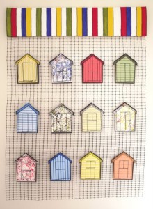 Beverley Folkard, 'Beach Huts'
